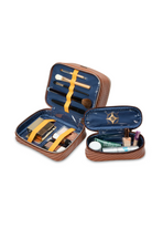 ROSEWOOD COGNAC JENNY TRAIN CASE - sassanova