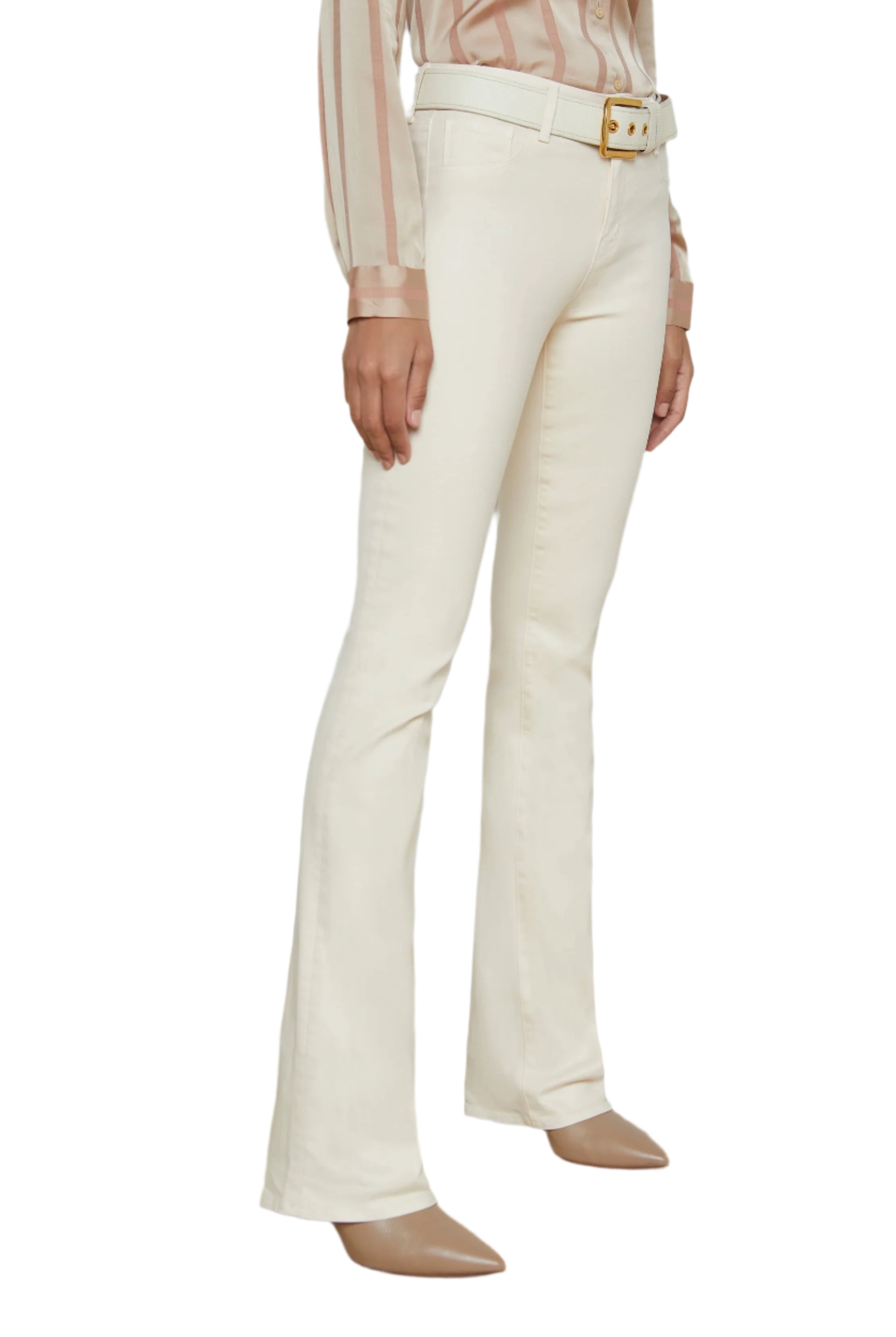 SELMA HIGH RISE COATED SLEEK BABY BOOT - Jeans - Sassanova