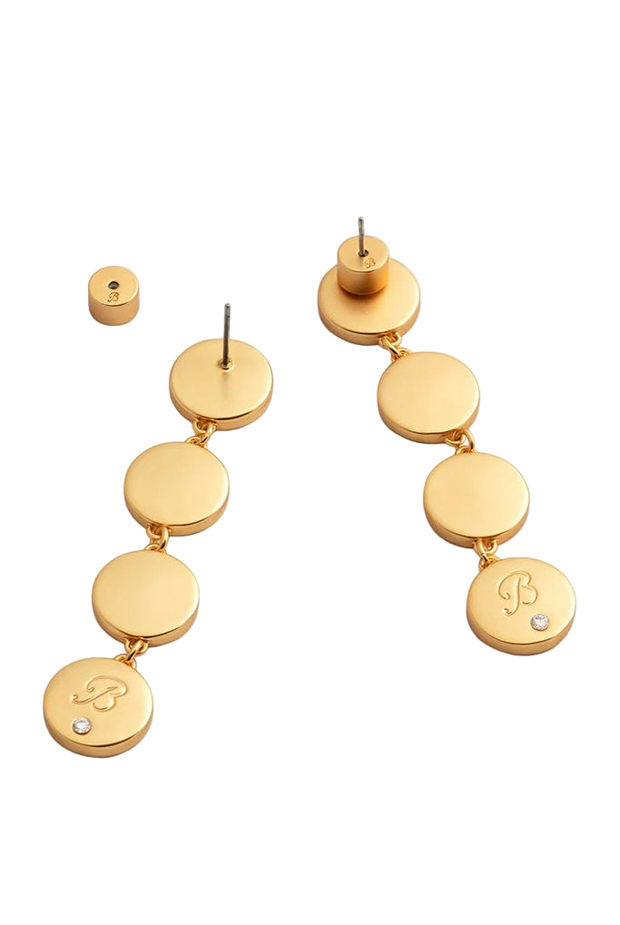 HARPER ROUND BEZEL DROP EARRINGS
sassanova