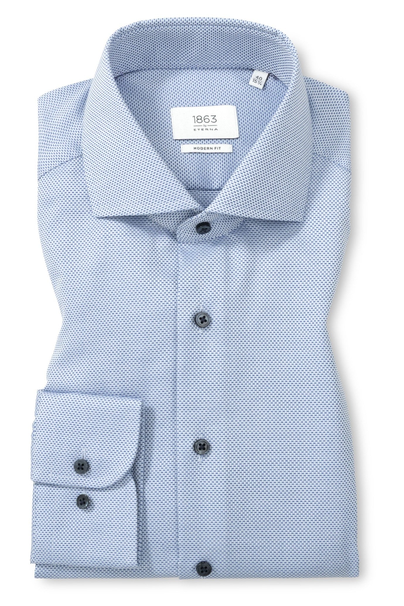 STRUCTURED DOBBY W/CUTAWAY COLLAR