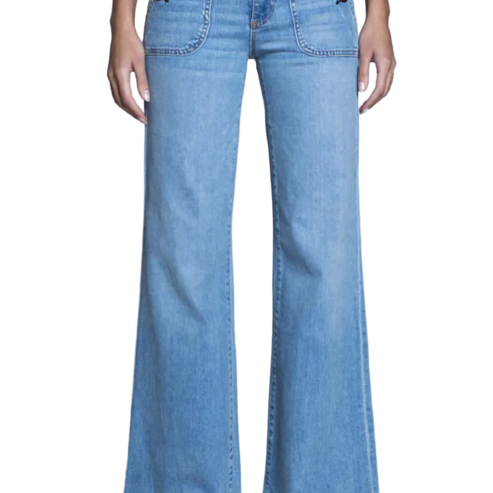 BRICK HOUSE WIDE LEG DYNOMITE - Jeans - Sassanova