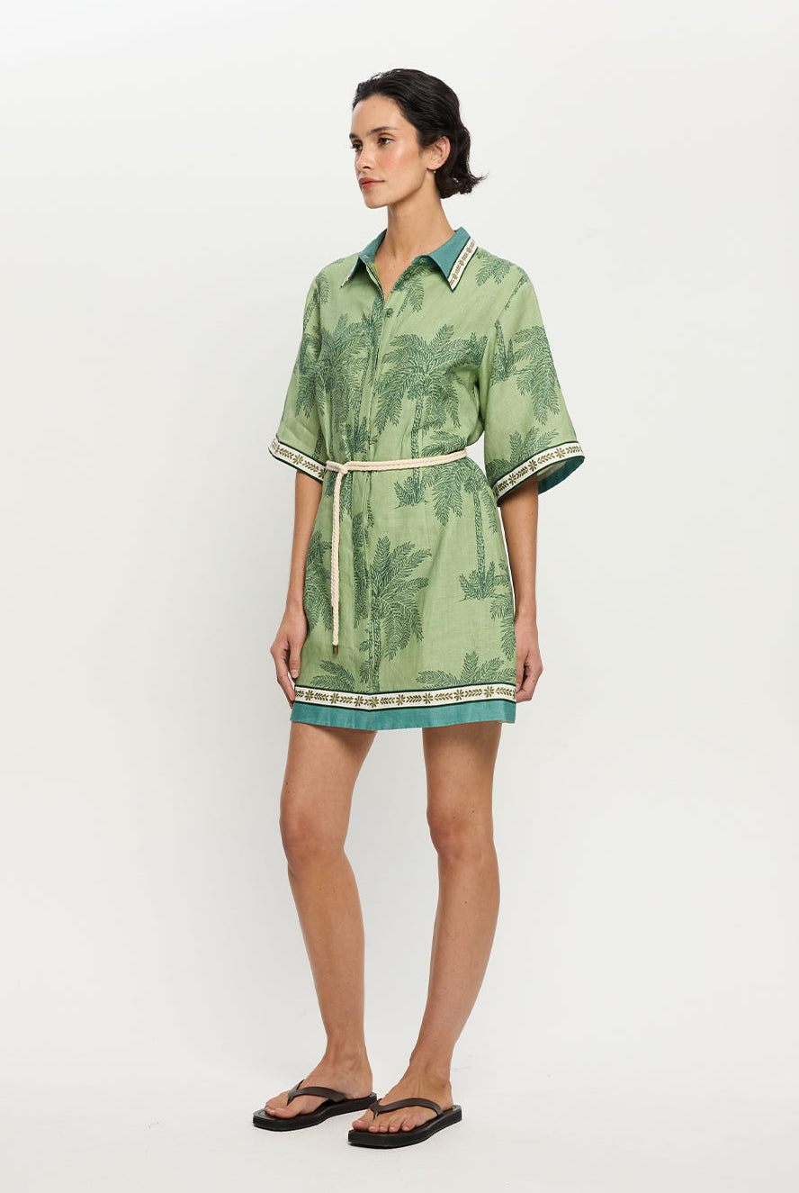 ALANI MINI SHIRT DRESS - Dresses - Sassanova