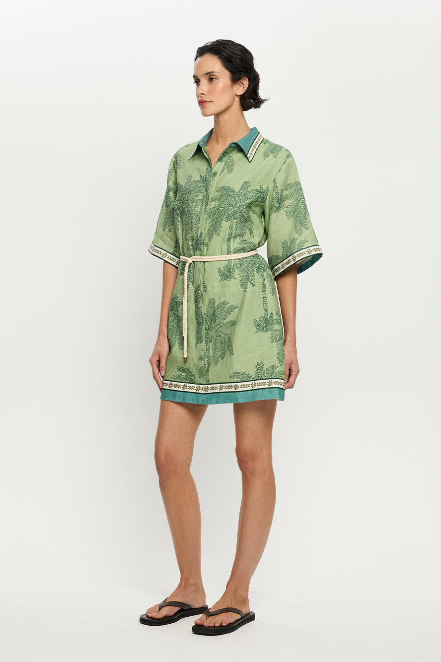 ALANI MINI SHIRT DRESS - Dresses - Sassanova