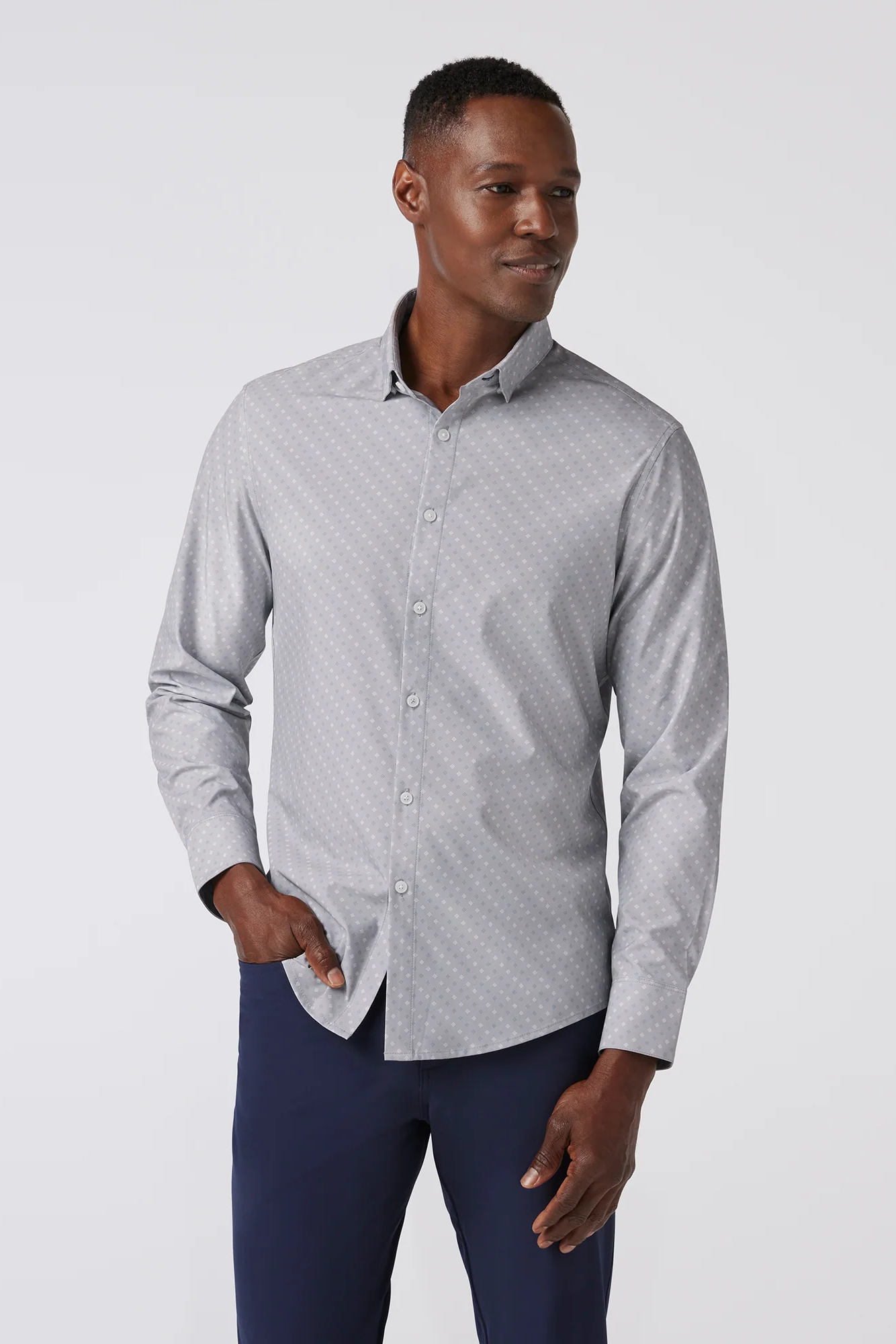 LEEWARD LONG SLEEVE NO TUCK DRESS SHIRT - Long Sleeve Shirts - Novaman