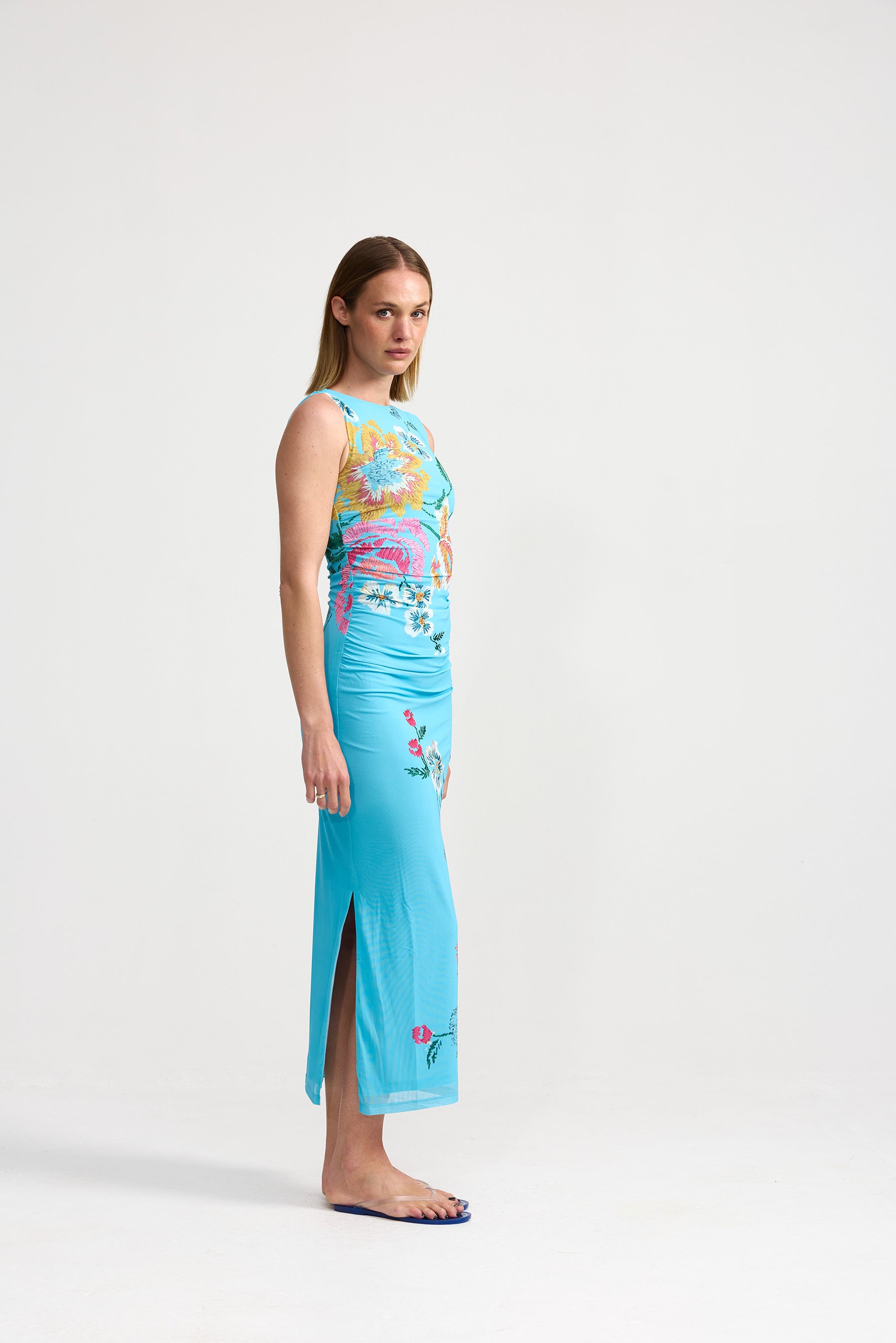 ARIEL MESH DRESS - Dresses - Sassanova