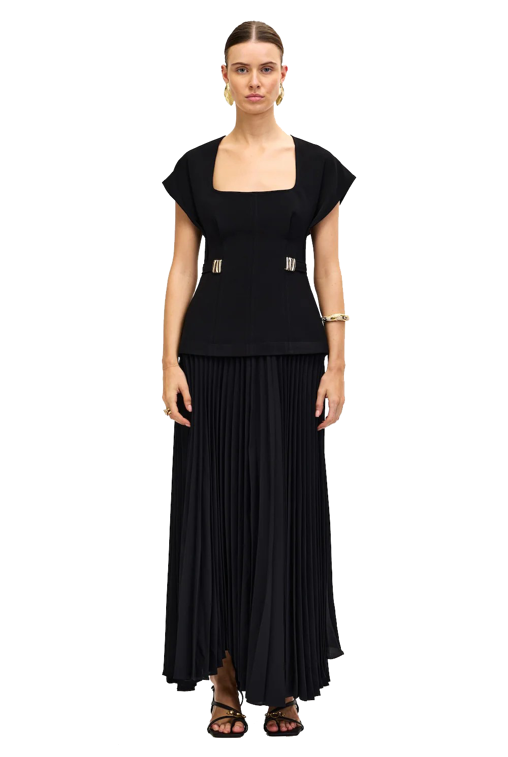 BOLLOW MAXI DRESS - Dress - Sassanova