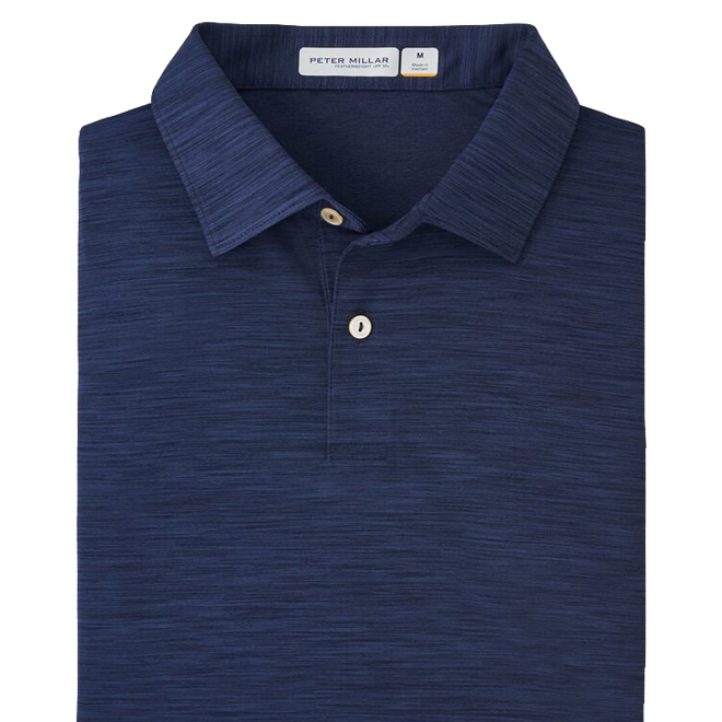 FEATHERWEIGHT MELANGE POLO - Short Sleeved Polos - Novaman