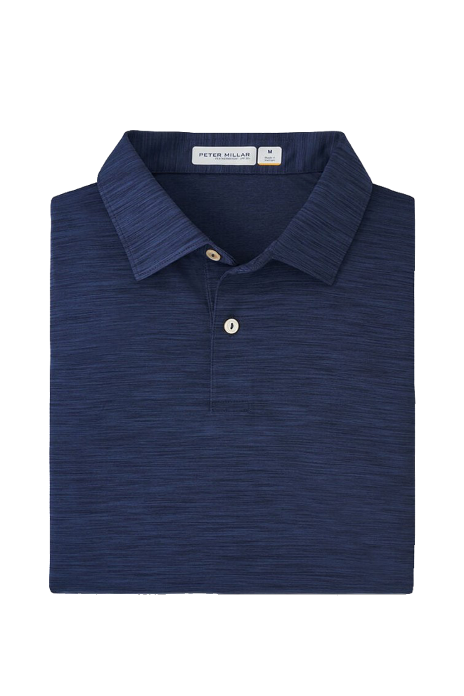 FEATHERWEIGHT MELANGE POLO - Short Sleeved Polos - Novaman
