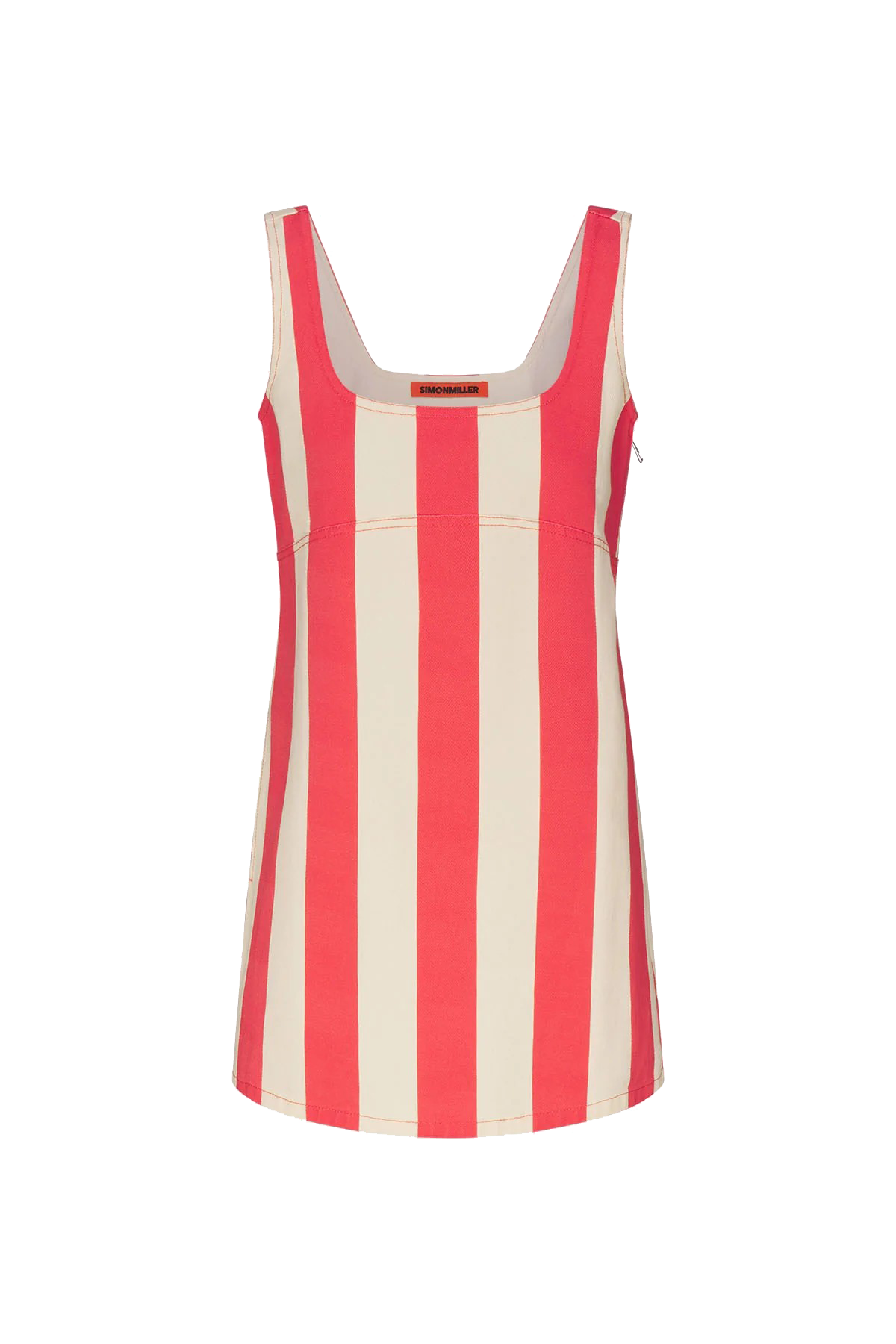 SAHARA STRIPED DENIM DRESS - Dresses - Sassanova