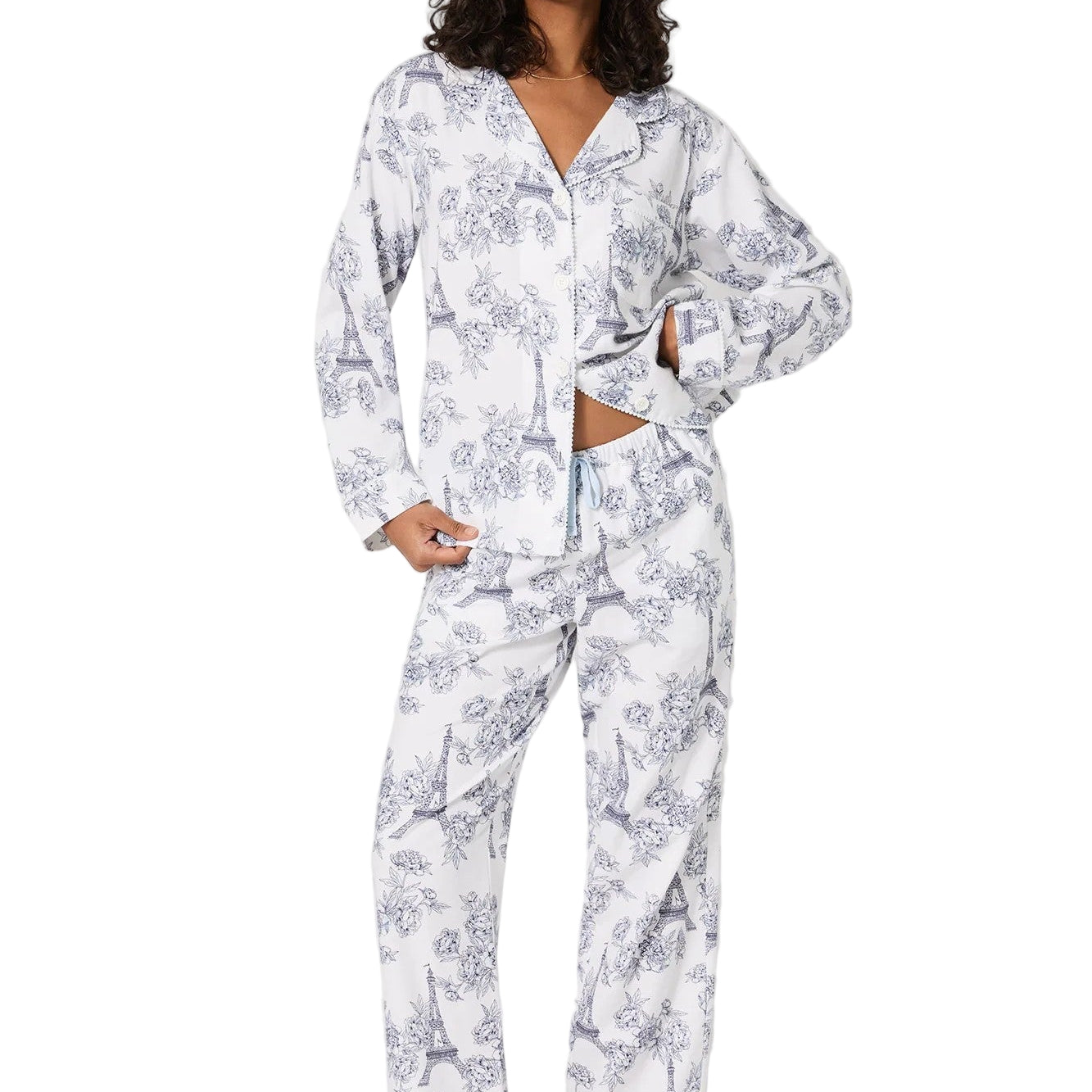 LA BELLE EIFFEL LS PAJAMA SET - Sassanova