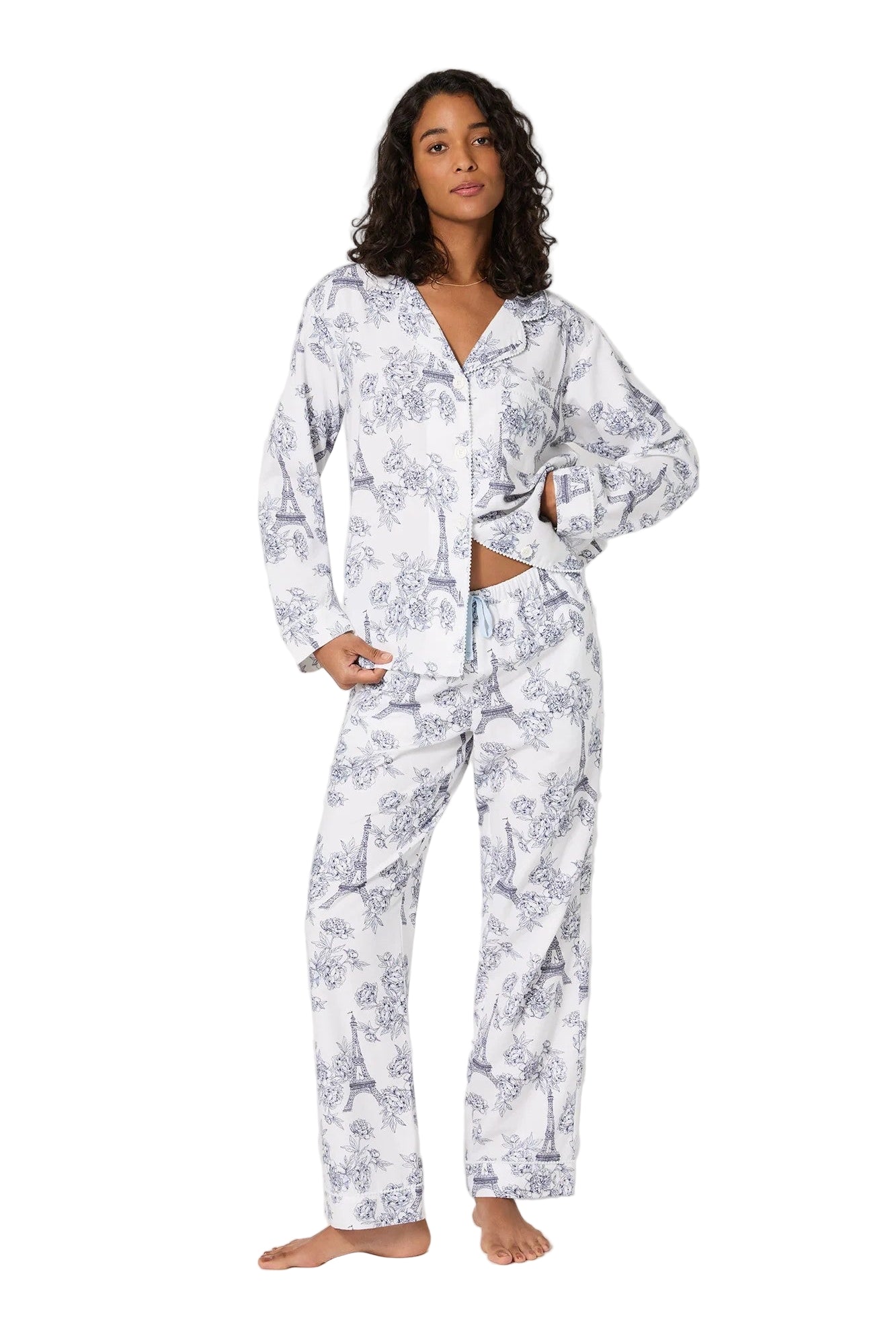 LA BELLE EIFFEL LS PAJAMA SET - Sassanova