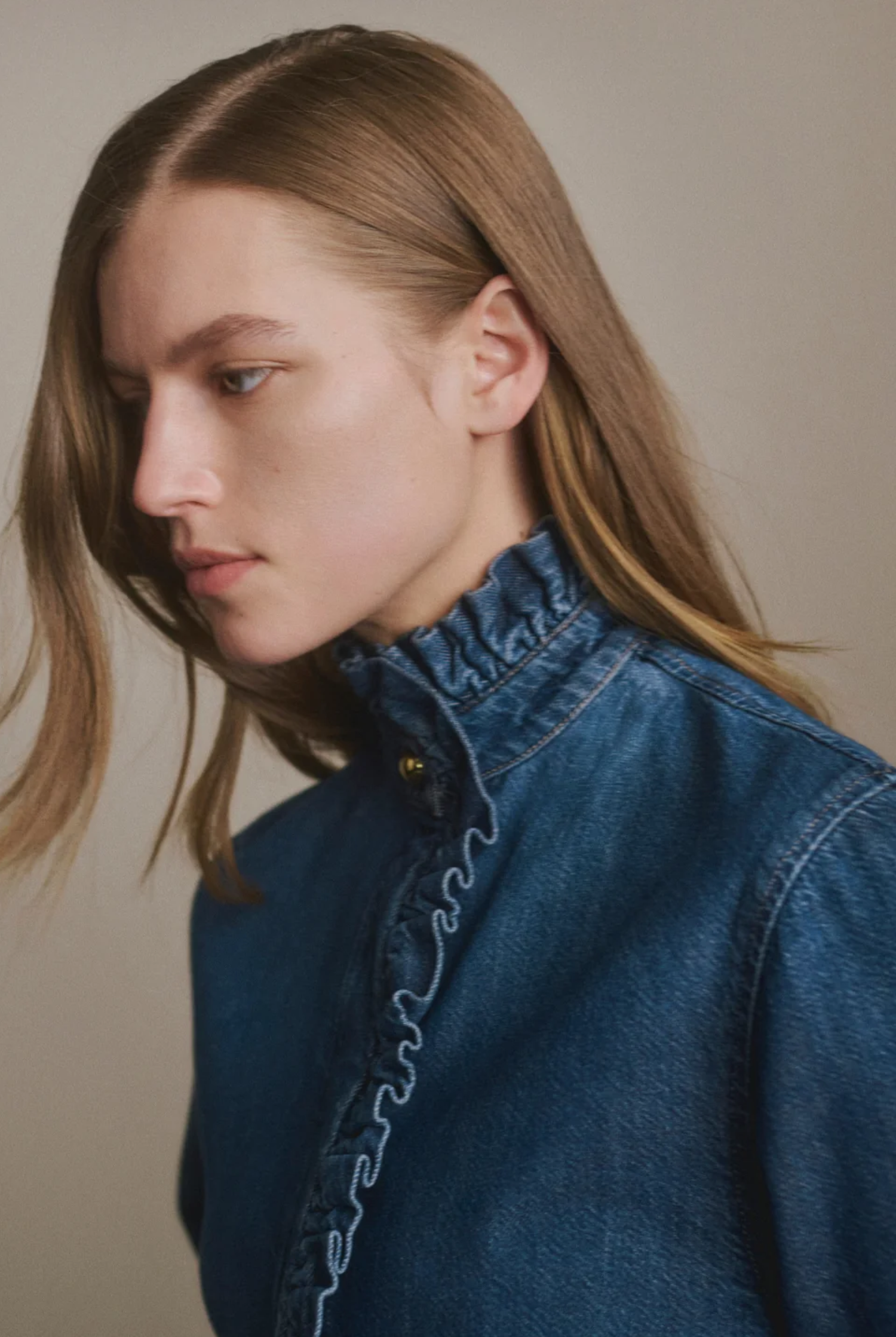 RUFFLE SHIRT Sassanova