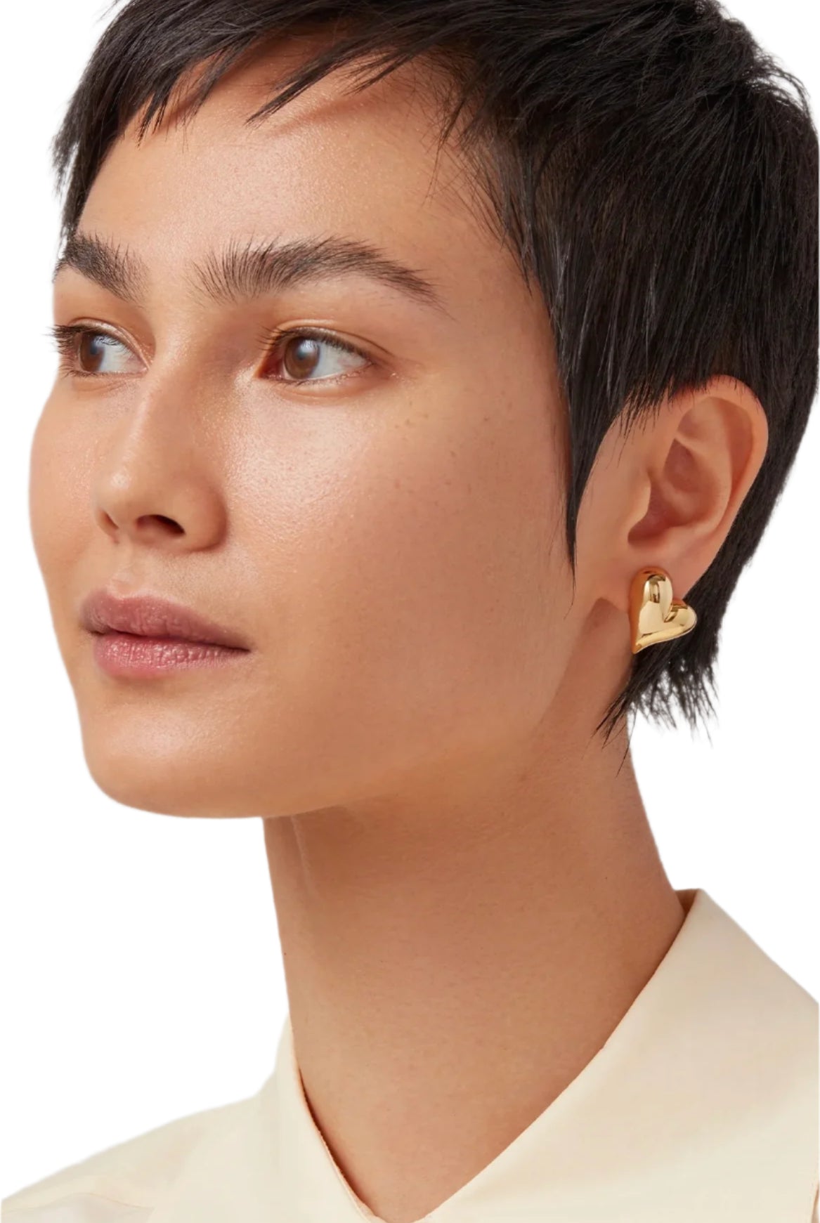 ART HEART BUTTON EARRINGS
sassanova