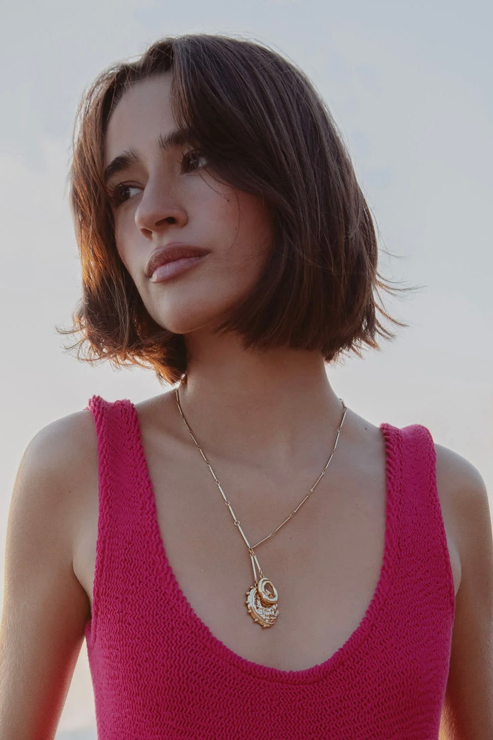 BLANCA CHARM NECKLACE- ANTQ GLD
sassanova