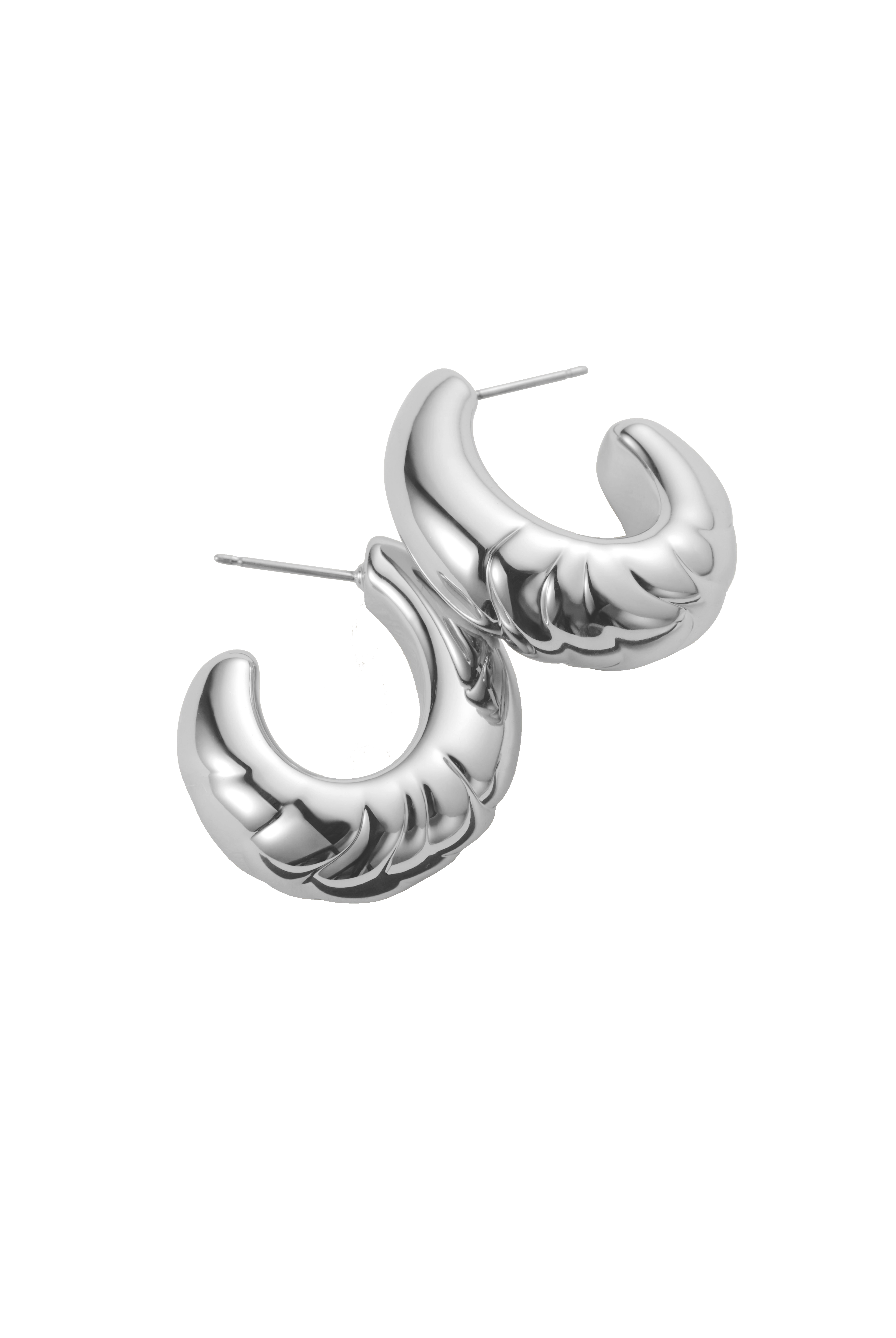 SLIM NELLE HOOPS - Earrings - Sassanova