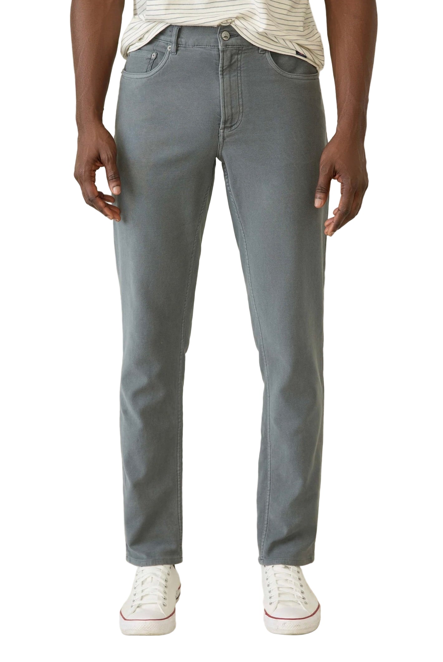 STRETCH TERRY 5 POCKET PANT - Pants - Novaman