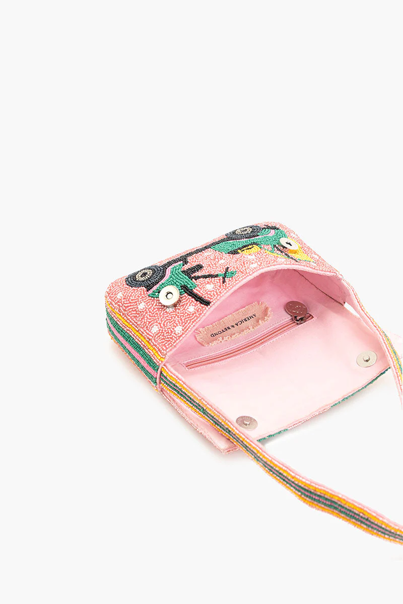 TEE TROLLEY SHOULDER BAG- MULTI - Shoulder Bags - Sassanova