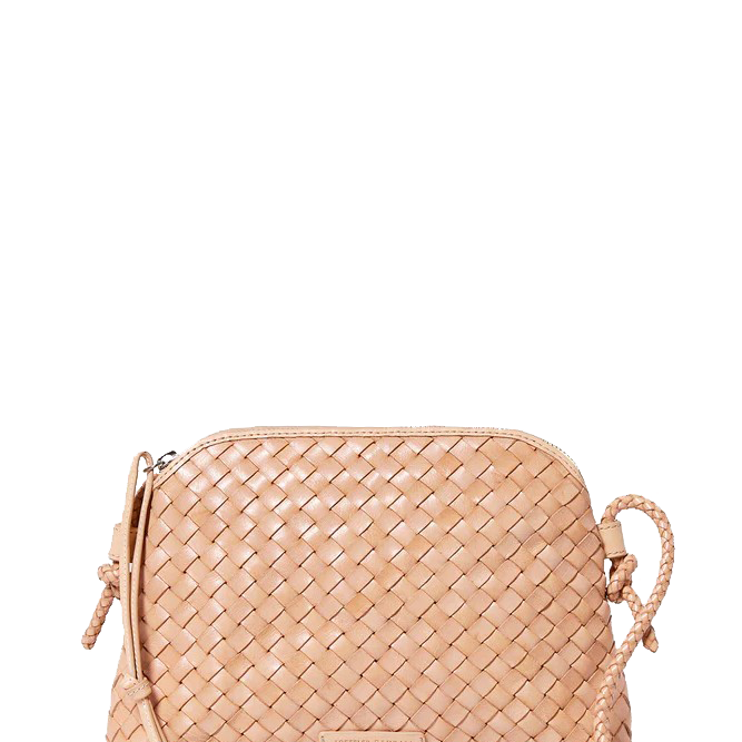 MALLORY WOVEN CROSSBODY - Handbags - Sassanova