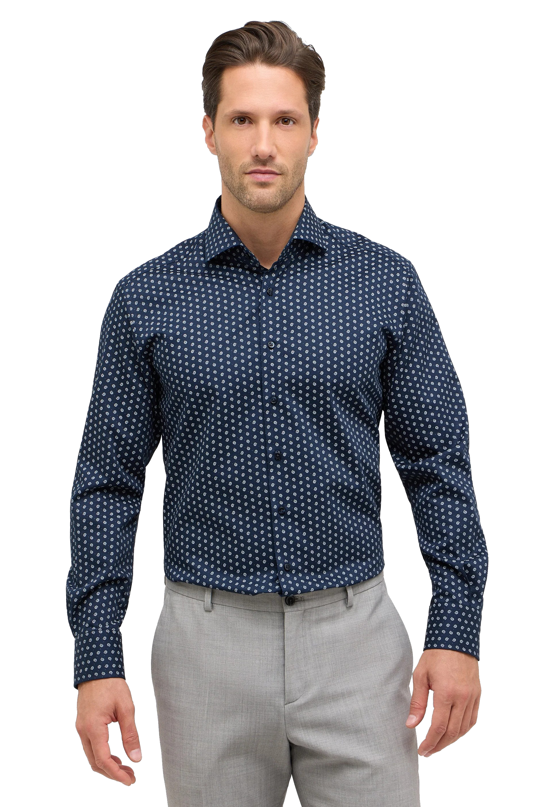 PREMIUM PRINTED DOBBY W/ CUTAWAY COLLAR - novaman