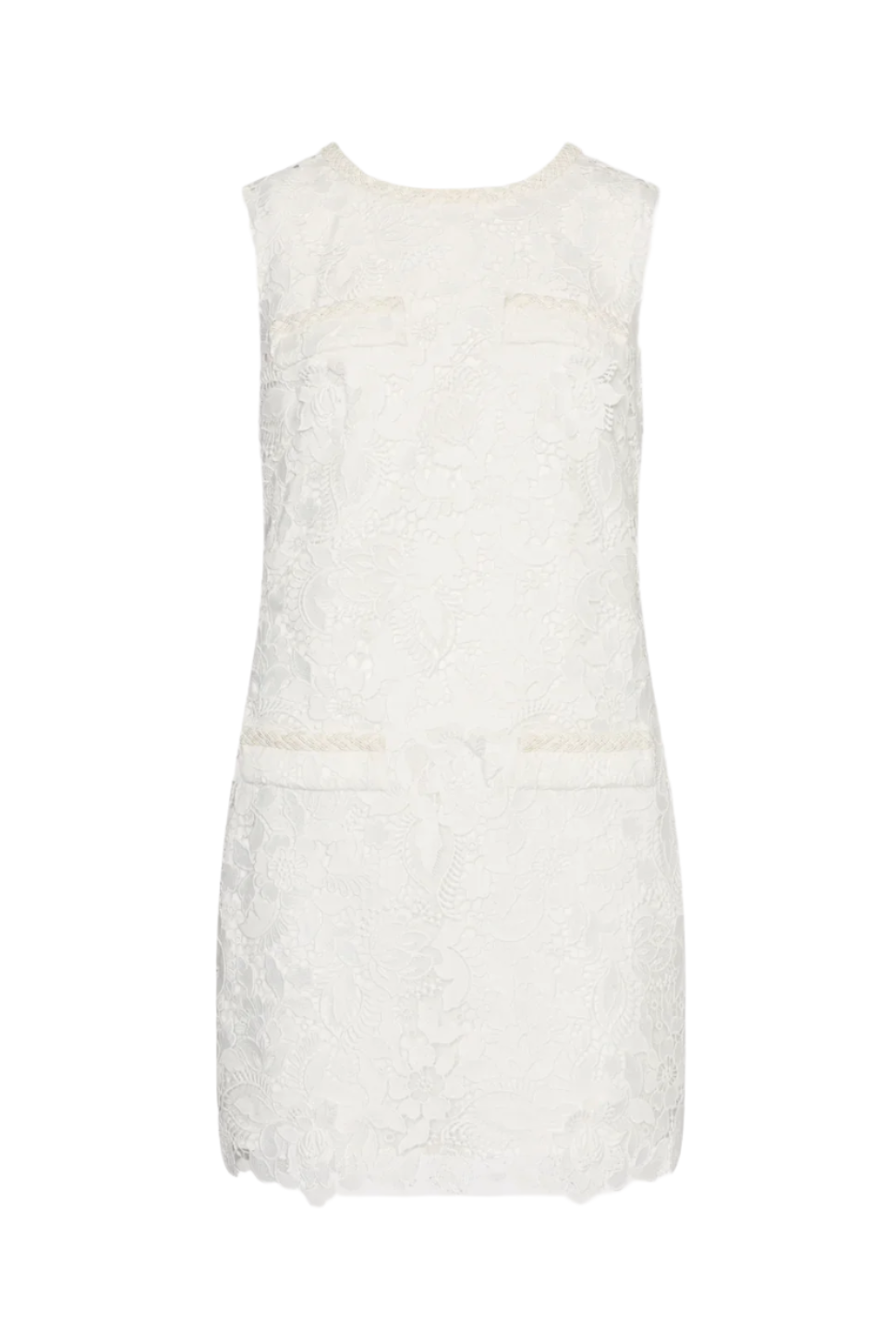 3D GARDEN LACE SLEEVELESS MINI DRESS
sassanova