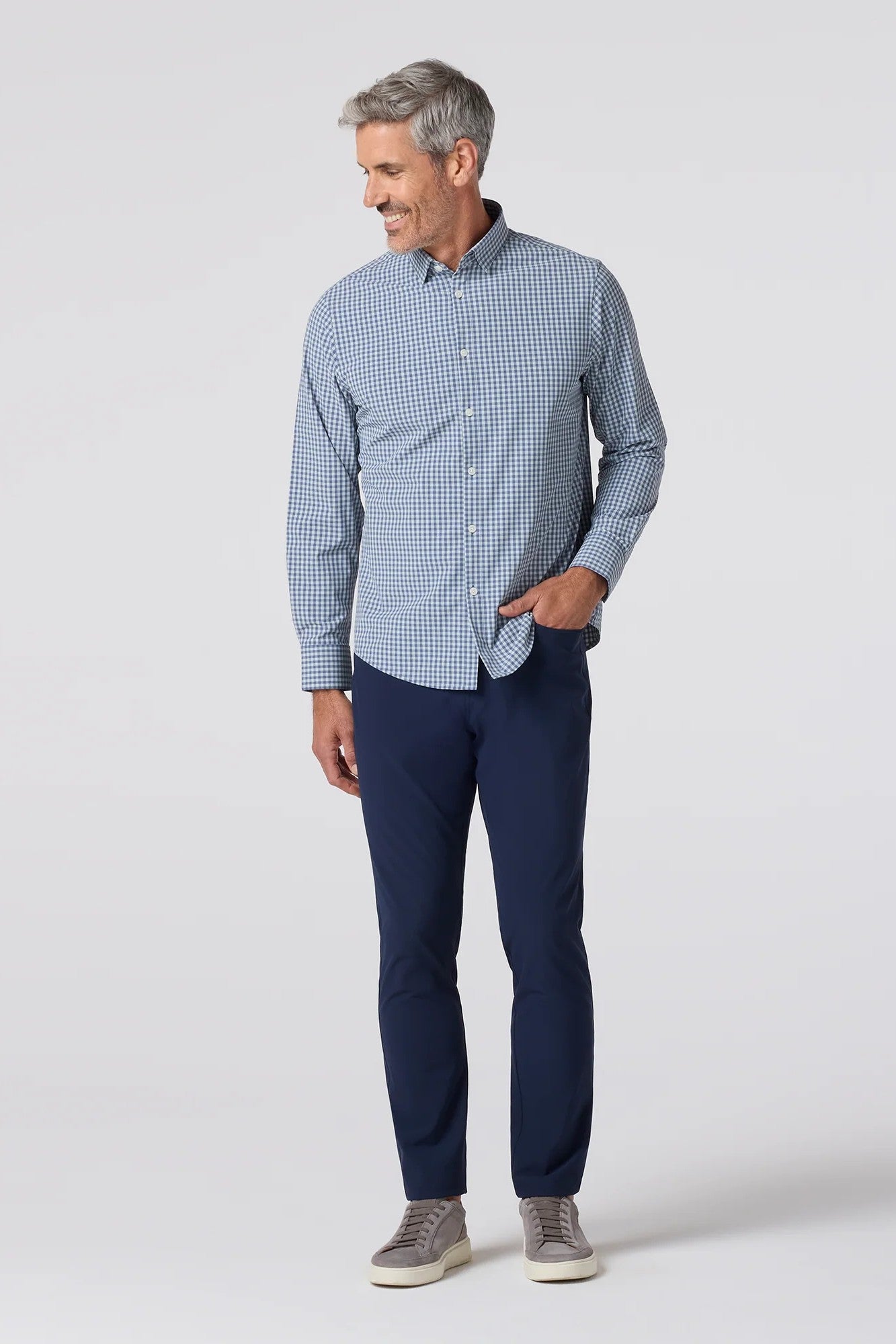 LEEWARD NO TUCK LS DRESS SHIRT-novaman