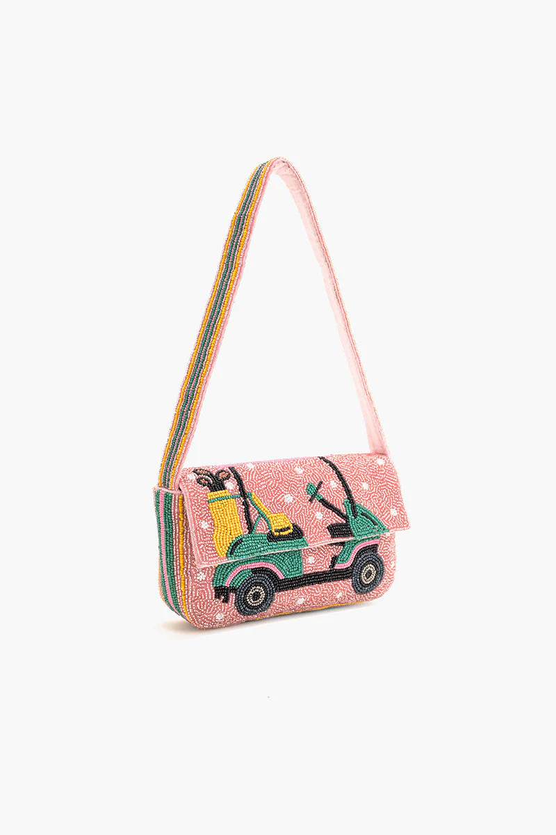 TEE TROLLEY SHOULDER BAG- MULTI - Shoulder Bags - Sassanova