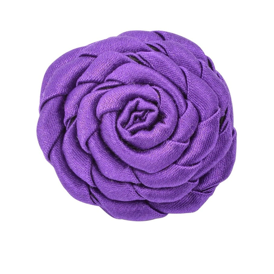 SILK ROSETTE LAPEL PIN (S50020)