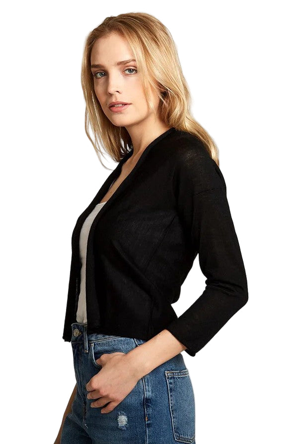 EASY CROP CARDIGAN-sassanova