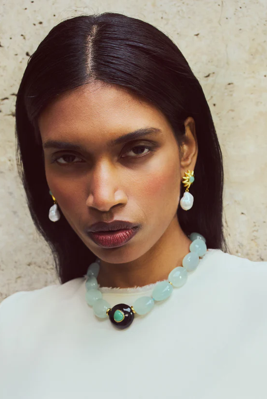 HELIOS DROP EARRINGS- MULTI - Earrings - Sassanova