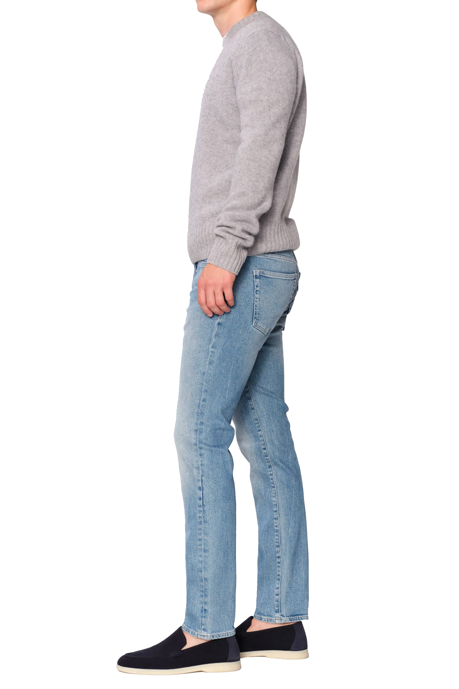 NICK SLIM DENIM AGED MID - Jeans - Novaman