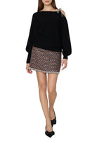 IDA OTS CRYSTAL TIE SWEATER
sassanova