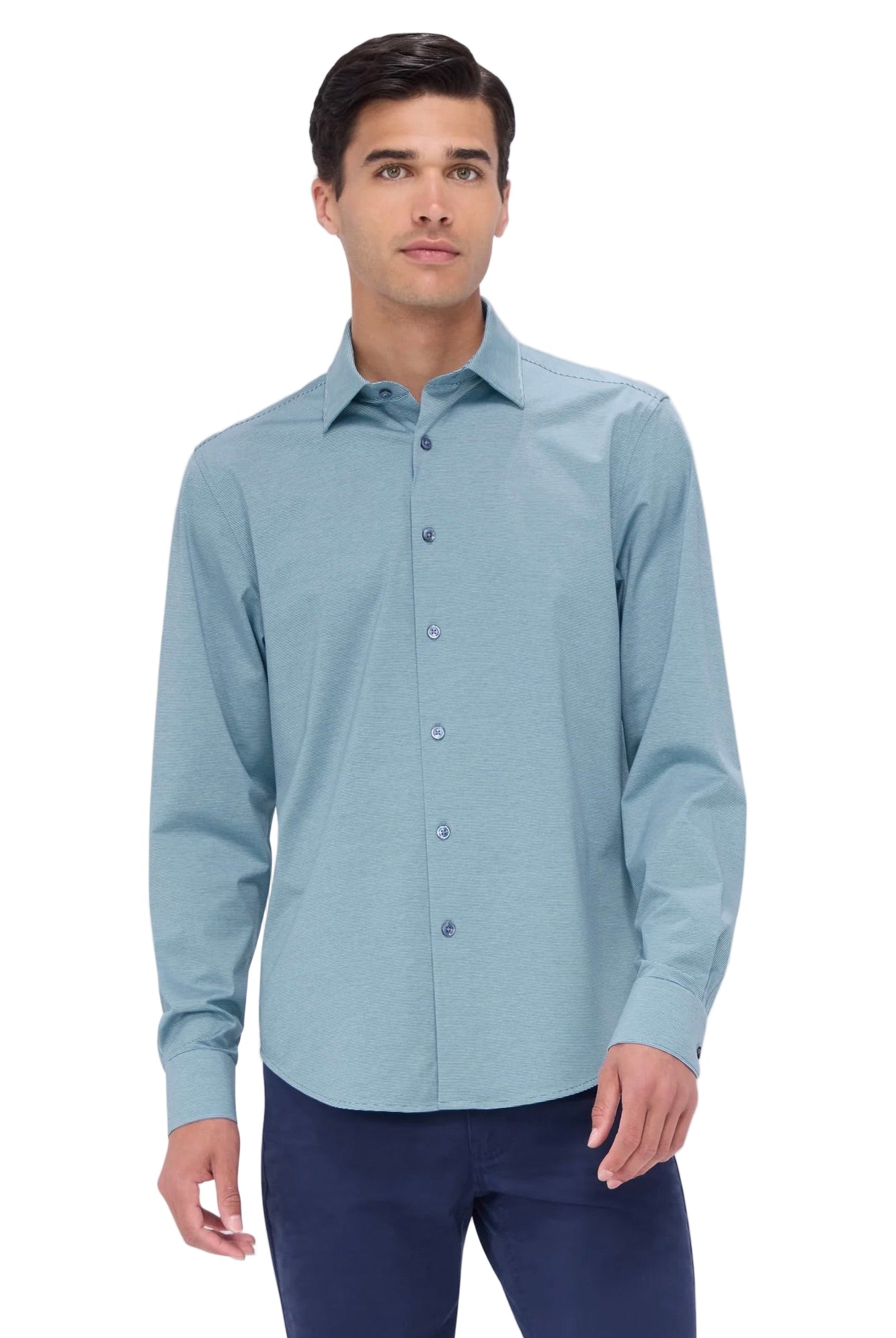 OOOHCOTTON JAMES LS SHIRT - Long Sleeved Shirts - Novaman