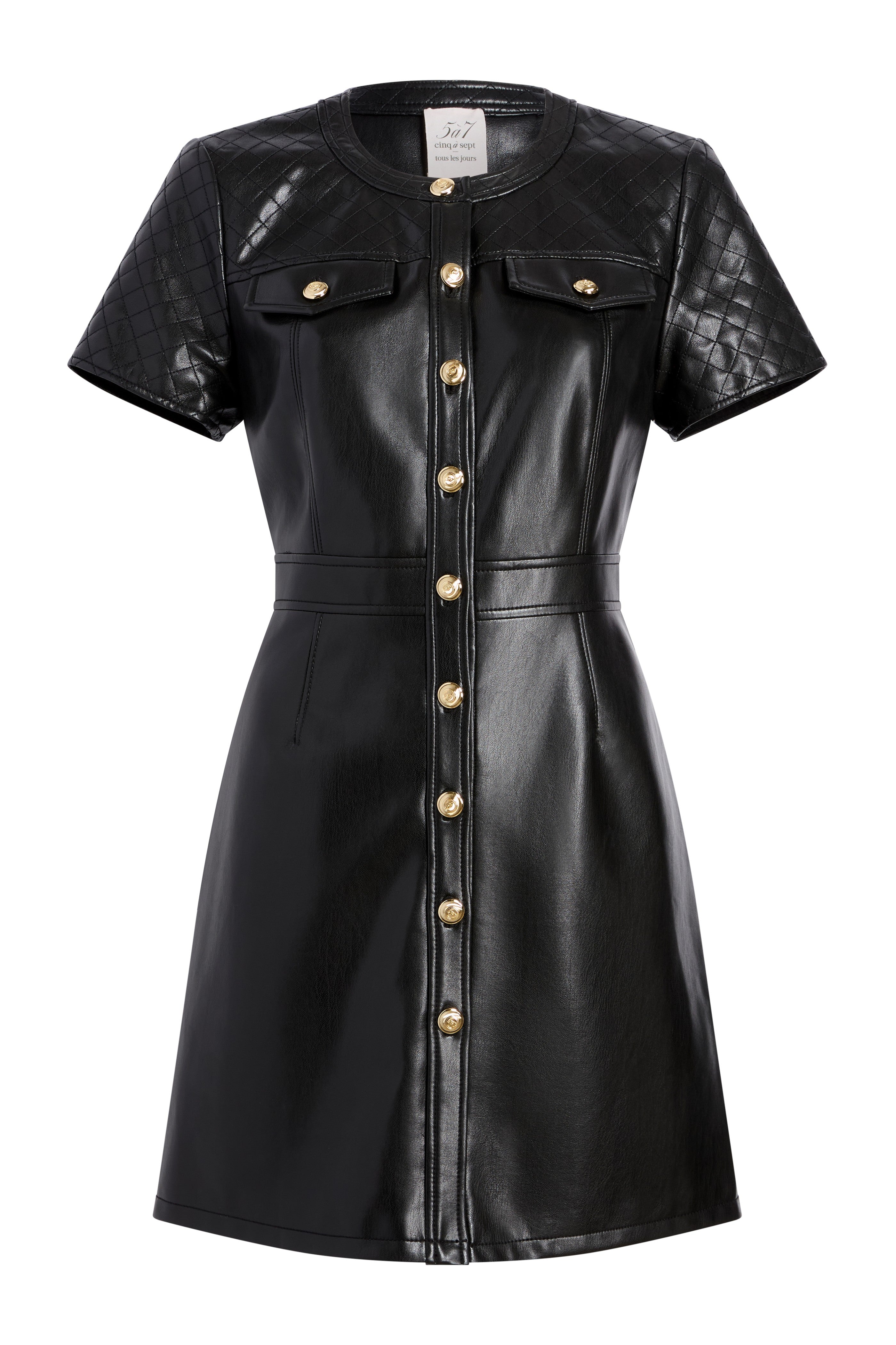 QUILTED LAYLA DRESS - Dresses - Sassanova