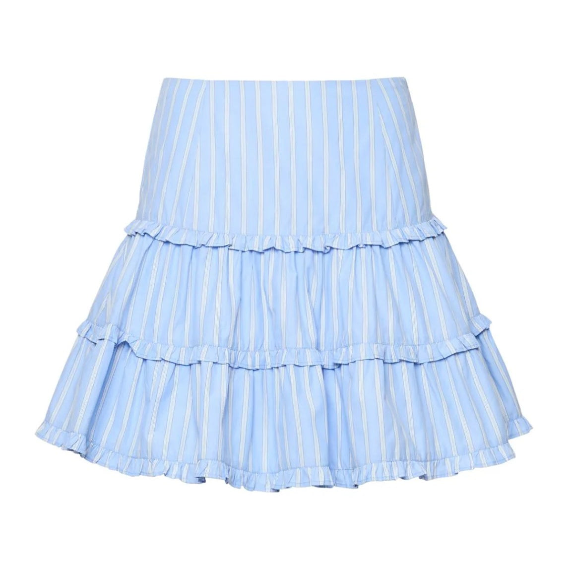 LILI STRIPE THEA SKIRT - Skirts - Sassanova
