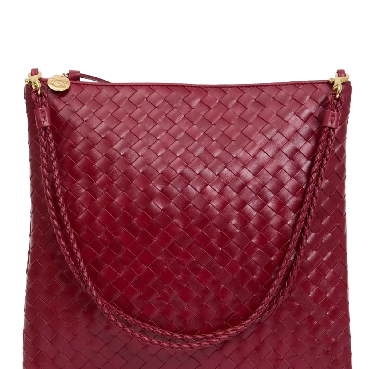 FOLDOVER CLUTCH WOVEN DIAGONAL W/STRAP Sassanova / Novaman