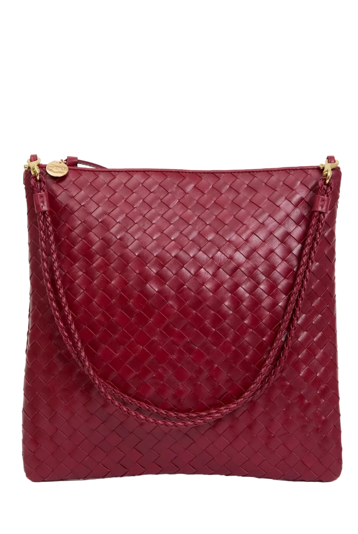 FOLDOVER CLUTCH WOVEN DIAGONAL W/STRAP Sassanova / Novaman