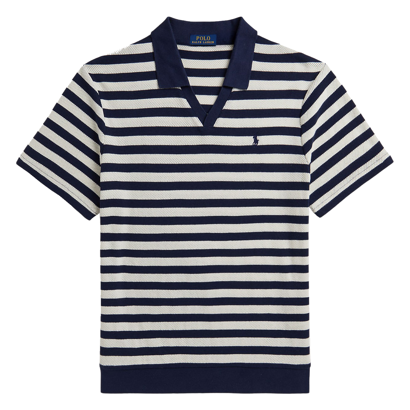 CLUB STRIPE JOHNNY COLLAR POLO - Polos - Novaman