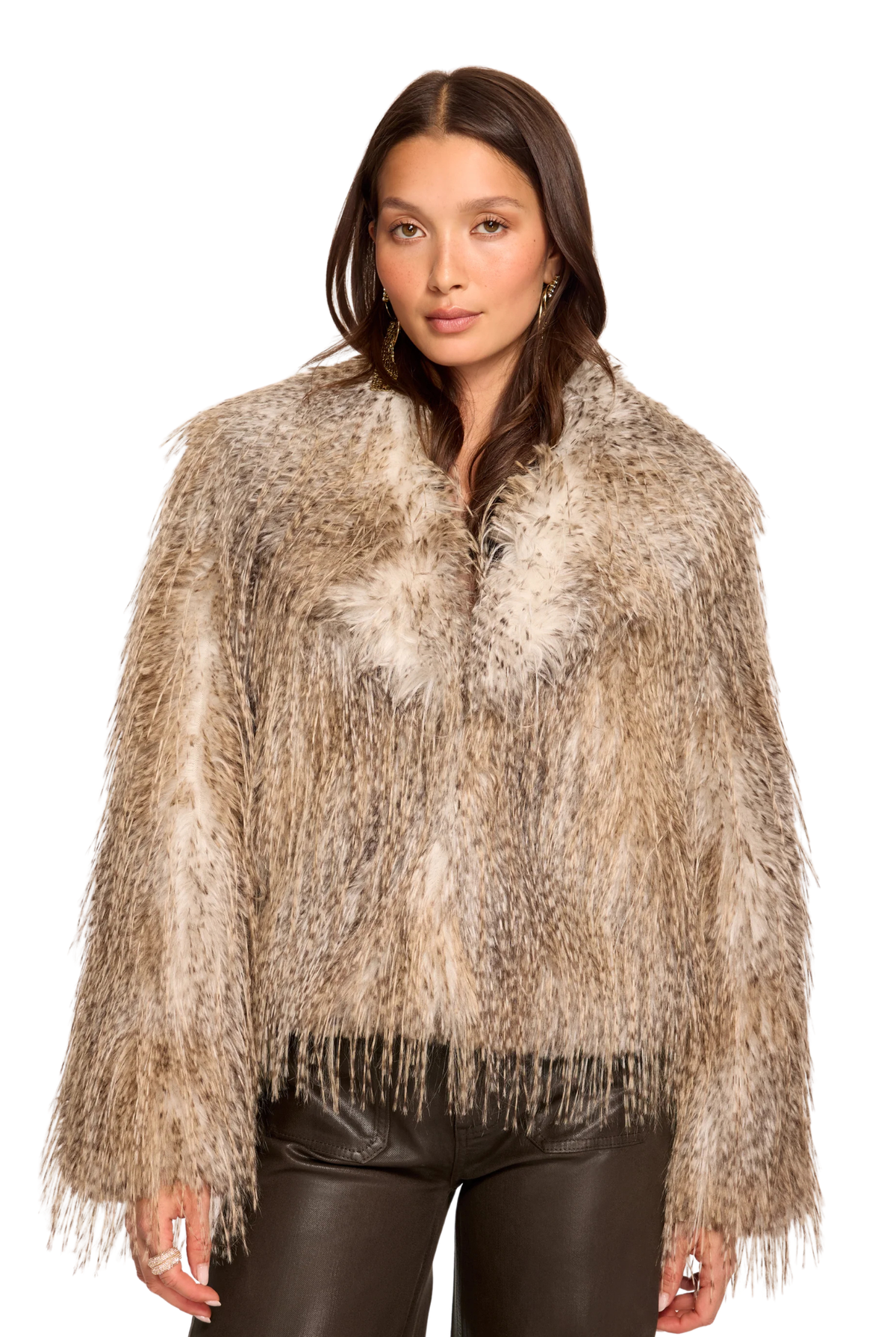 LACEY FAUX FUR JACKET Sassanova