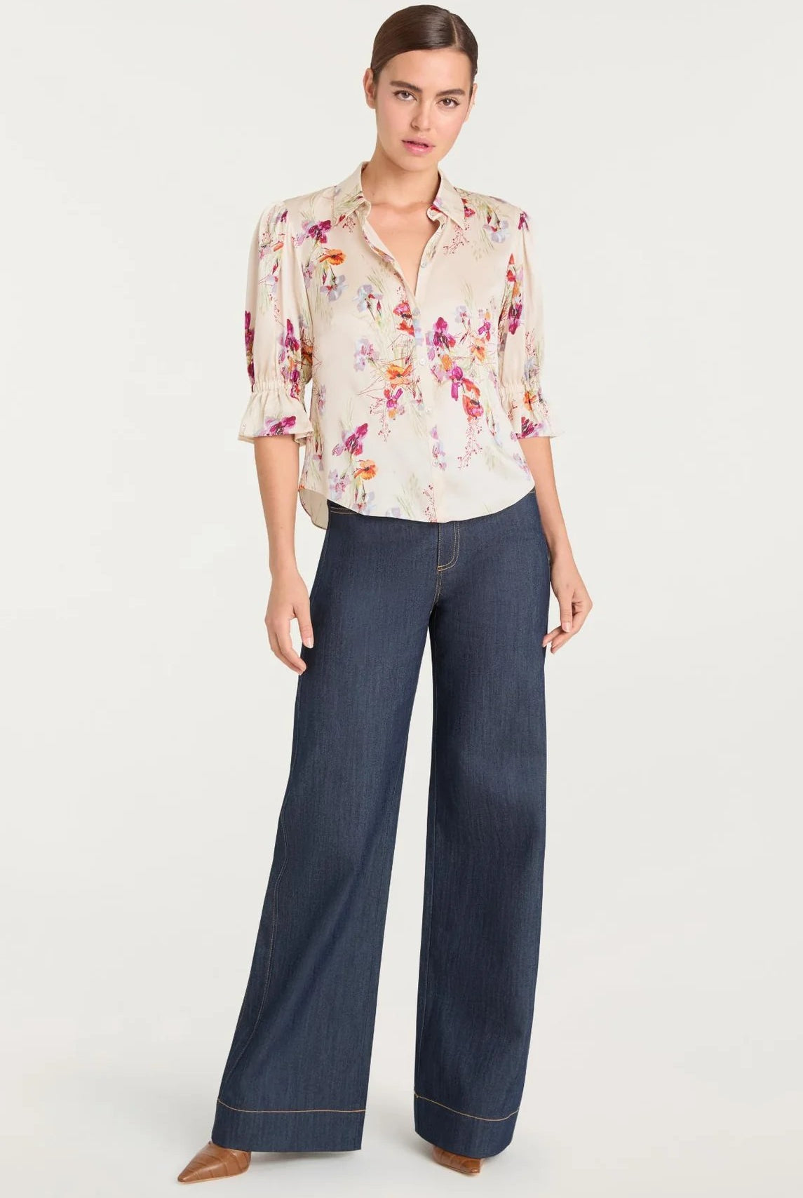 IRIS BOUQUET FIONA TOP - Blouses - Sassanova