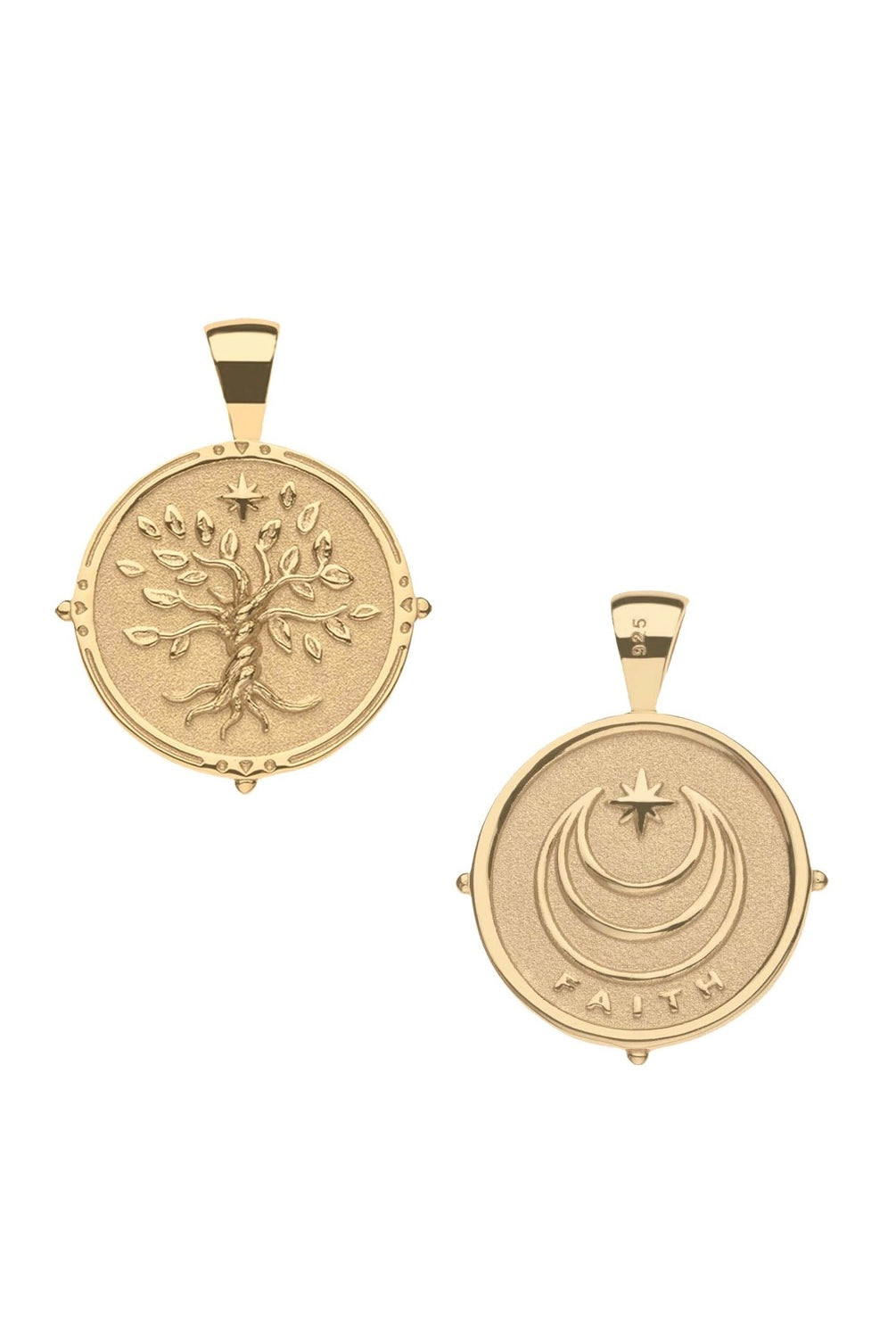 FAITH SM PENDANT NECKLACE- SATELLITE CHAIN
sassanova