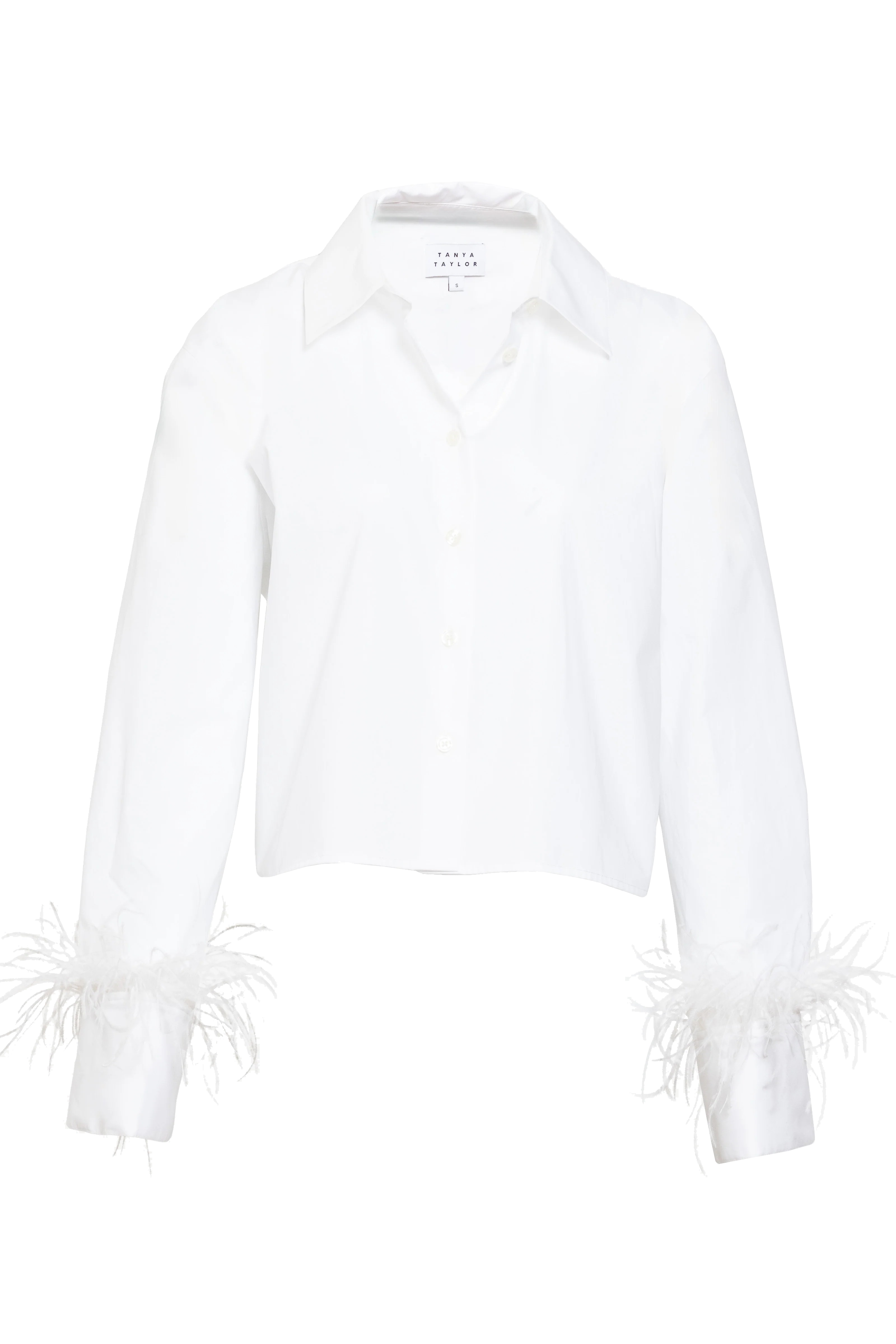 LARGAUX FEATHER TOP - Blouses - Sassanova