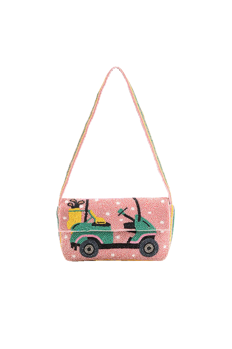 TEE TROLLEY SHOULDER BAG- MULTI - Shoulder Bags - Sassanova