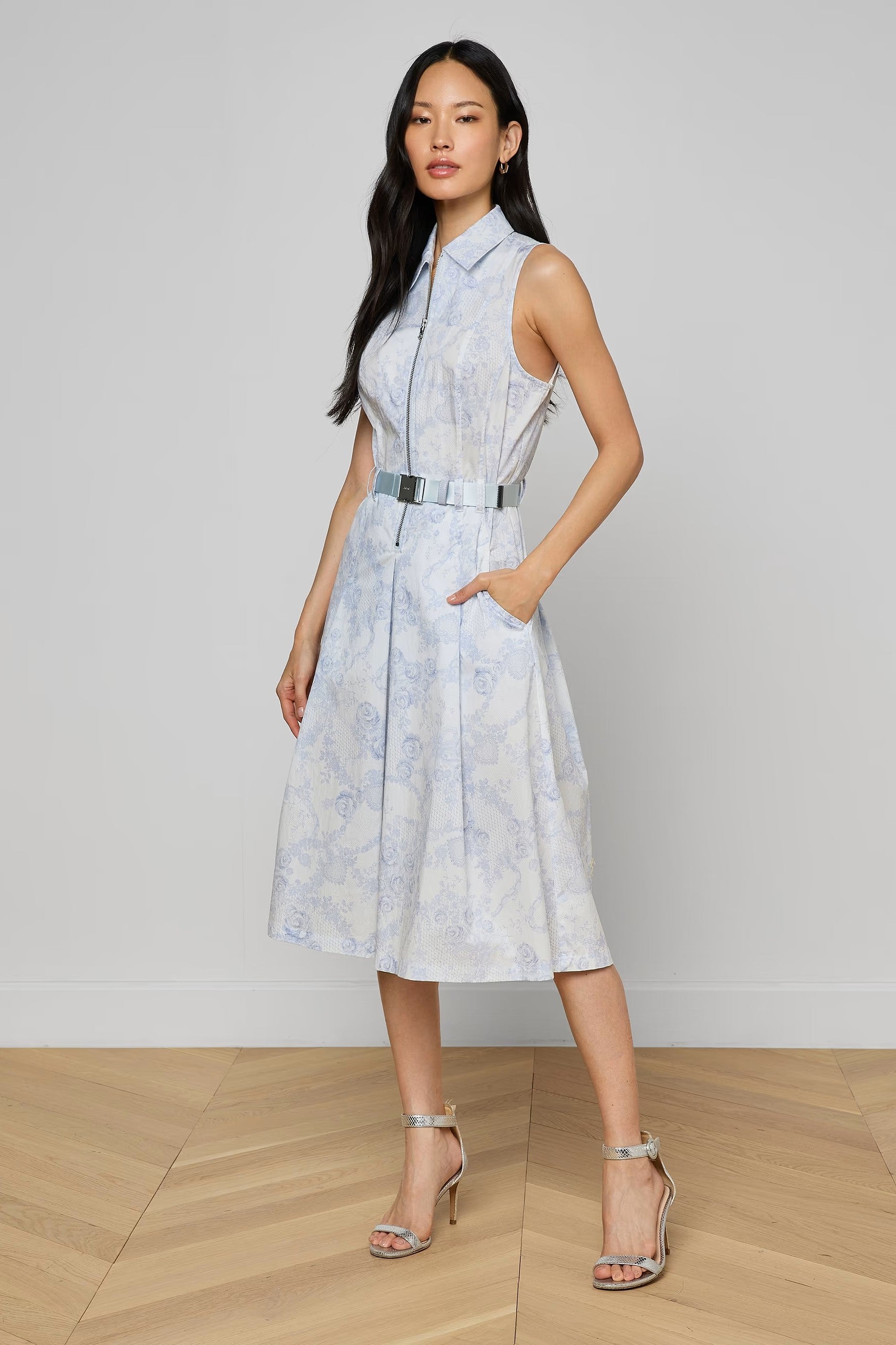 KYLO BELTED SHIRT DRESS - SASSANOVA