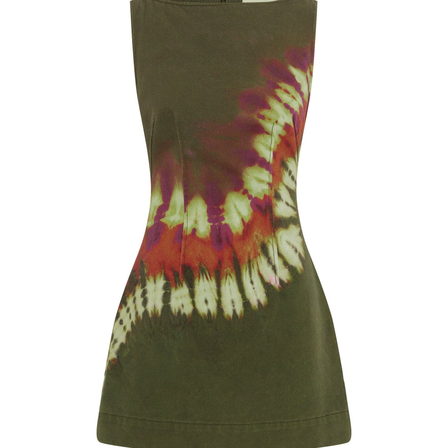 MARILYN DENIM MINI DRESS - Dresses - Sassanova