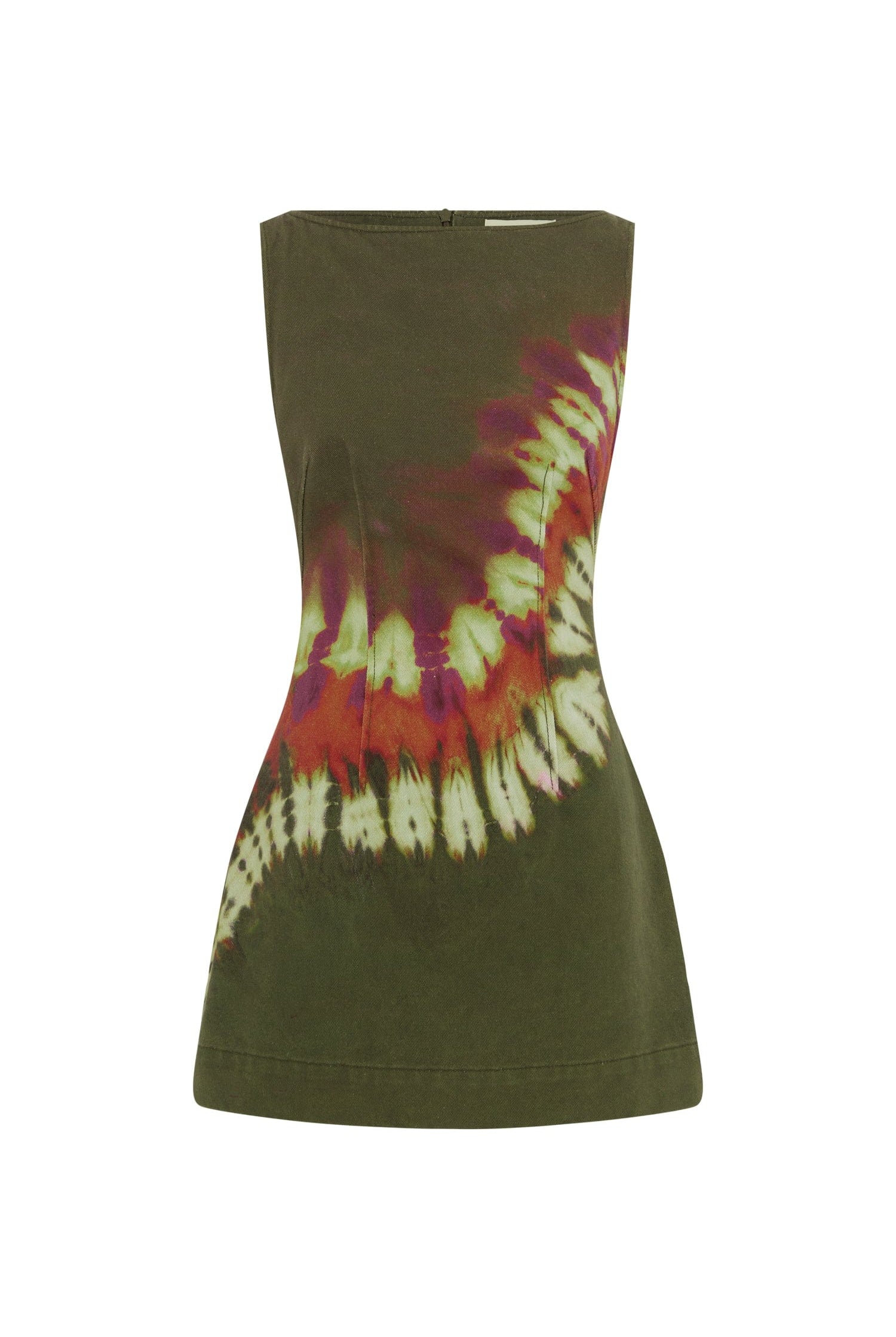 MARILYN DENIM MINI DRESS - Dresses - Sassanova