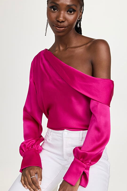 ALICE ONE SHLDR TOP - Blouses - Sassanova