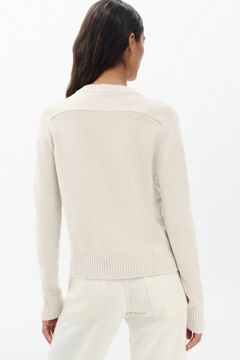 WALLACE CREW CARDIGAN - Sweaters - Sassanova