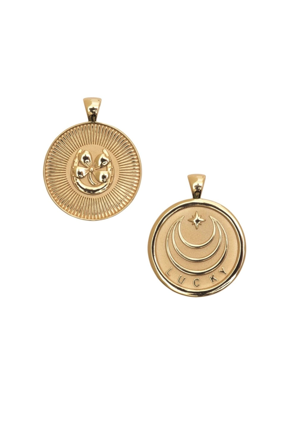 LUCKY SM PENDANT NECKLACE- SATELLITE CHAIN - Necklaces - Sassanova