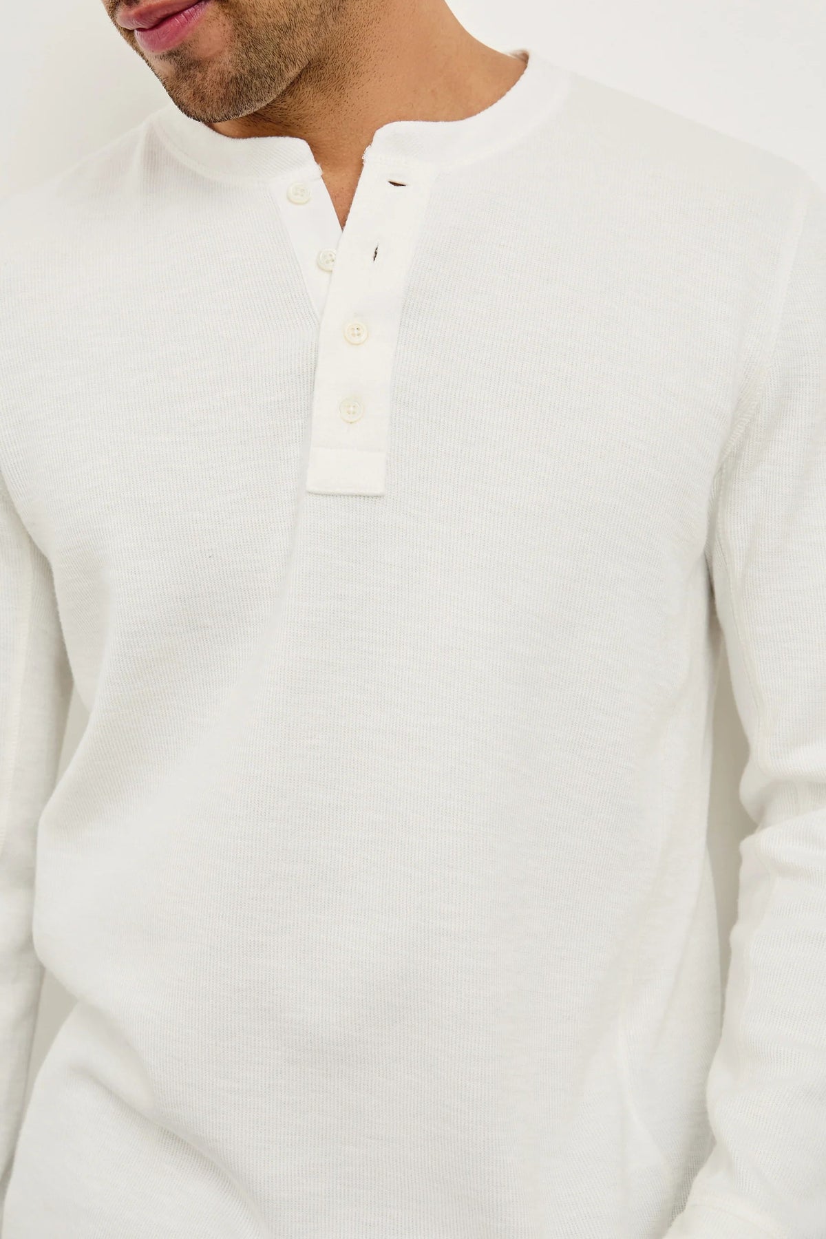 SOTO LONGSLEEVE HENLEY - Longsleeved Knits - Novaman