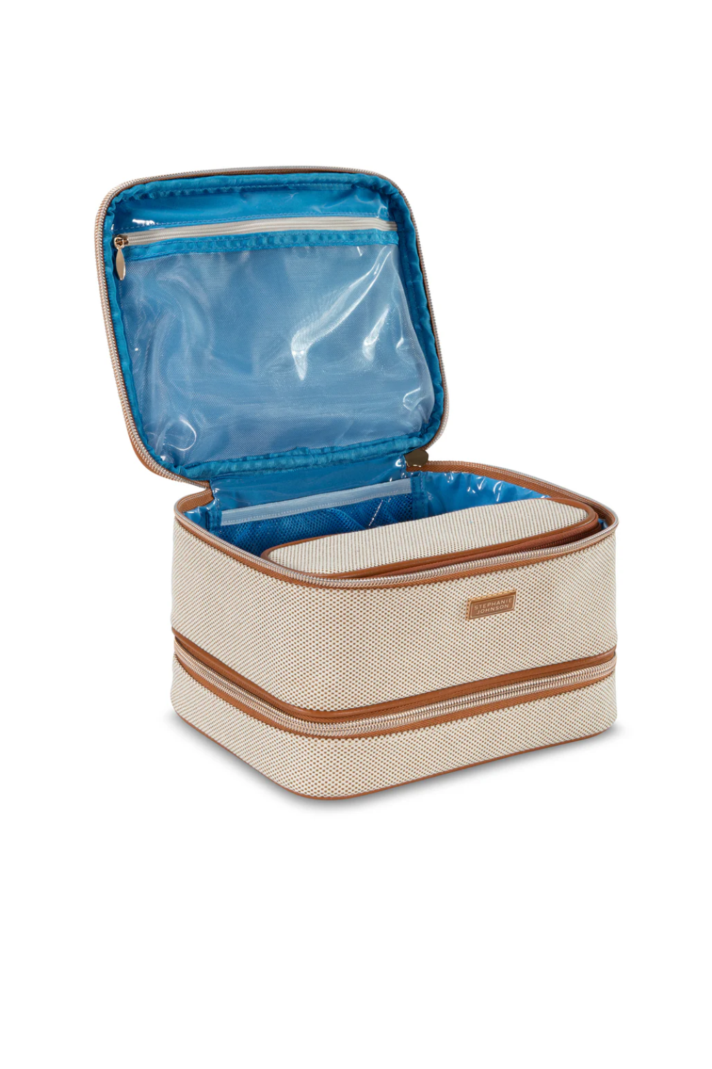 TROPEA IVORY JENNY TRAIN CASE - sassanova